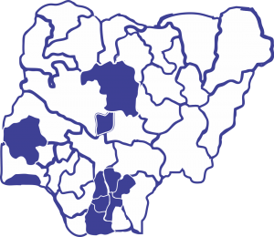 Universal Insurance Plc. branches in Nigeria using the Nigerian Map