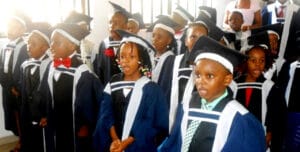 School Children graduation celebration