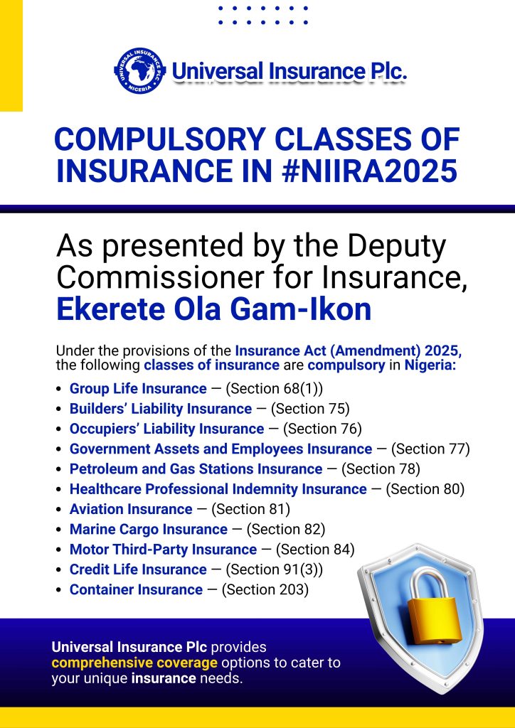 Compulsory Classes of Insurance